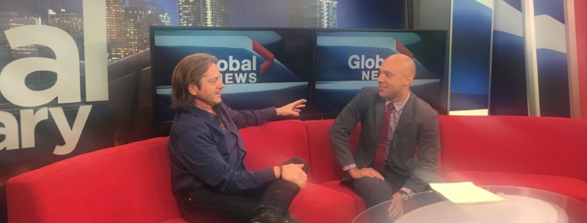 Bruce Fikowski talks about data collection at Global News Calgary