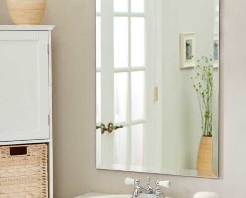 2018 bathroom trends simple mirrors