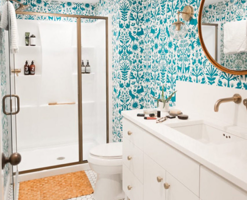 2018 bathroom trends wallpaper