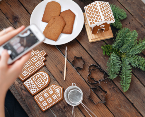 virtual gingerbread party