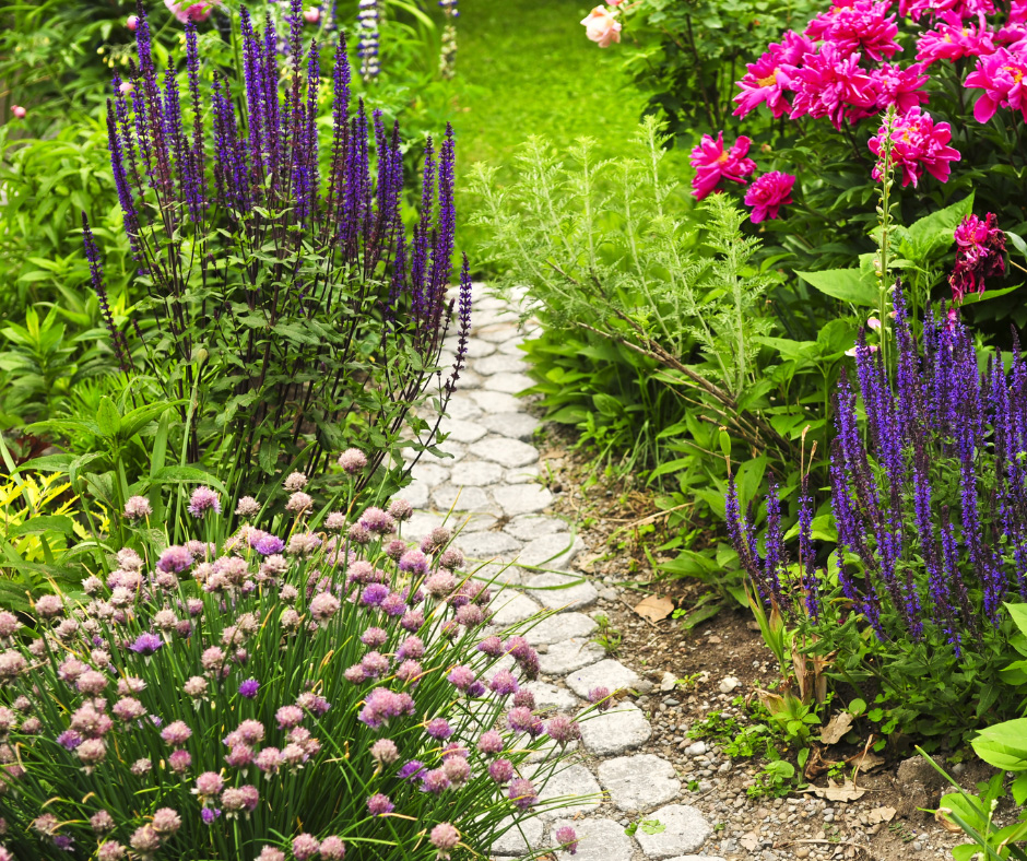 natural stone pathway